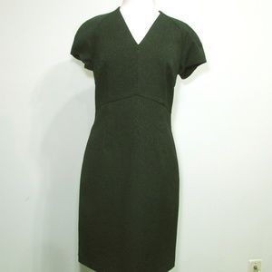 Ava & Aiden Black v-neck shift dress size 10 nwt